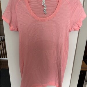 lululemon athletica Pink Swiftly Short Sleeve Tee